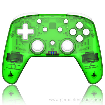 Transparent Green Game Controller For Nintendo Switch